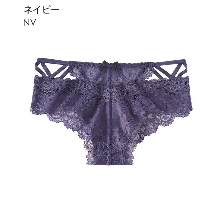 NV-ネイビー | ラダーレース ハーフバックショーツ | aimerfeel