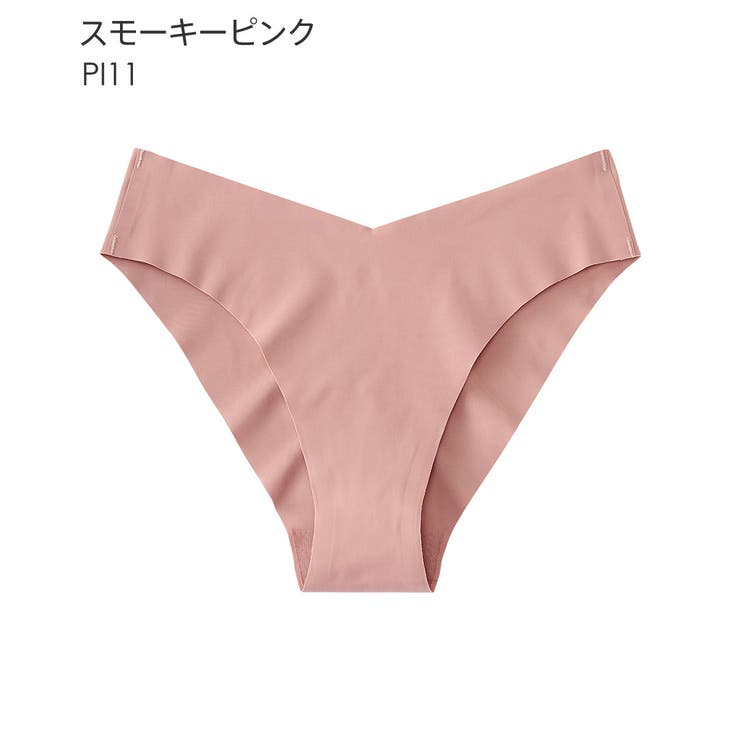PI11-スモーキーピンク | シンプル シームレス ハーフバックショーツ | aimerfeel