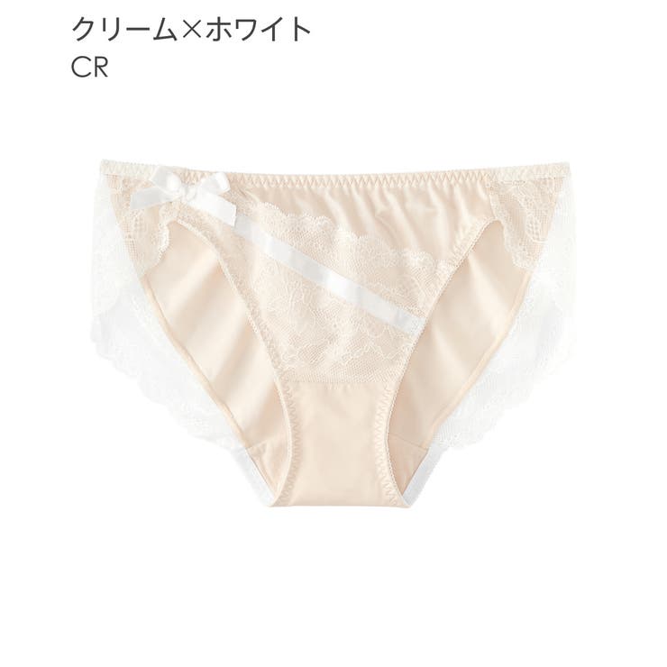 レース フルバックショーツ サテン[品番：SK000007606