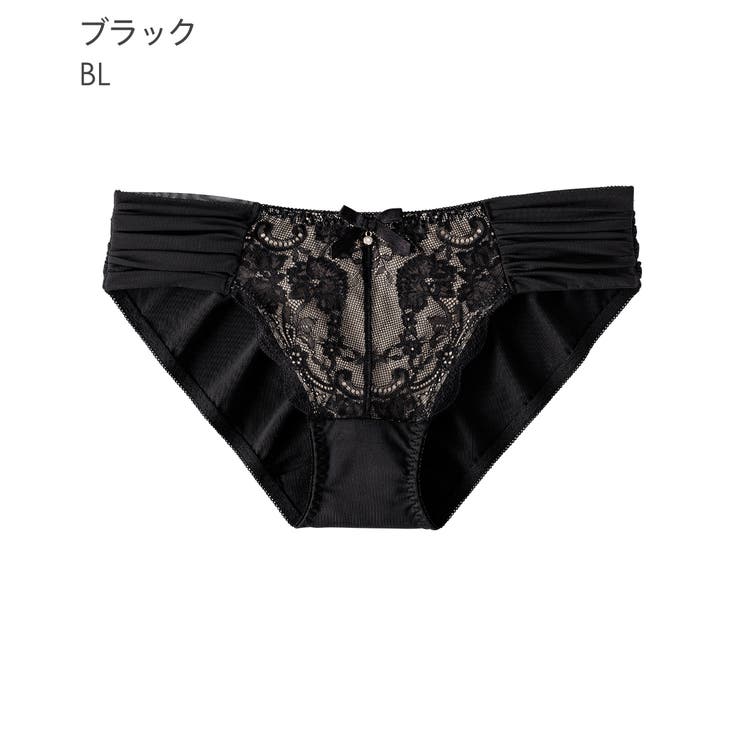 BL-ブラック | チュールレース プレーンショーツ | aimerfeel