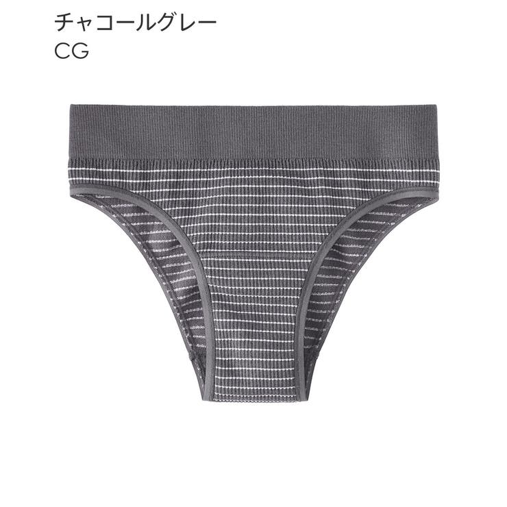 CG-チャコールグレー | ジャガード ボーダー 綿混 ハーフバックショーツ | aimerfeel