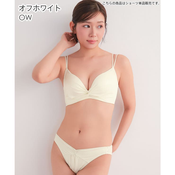 ラメ フロントクロス プレーンショーツ | aimerfeel | 詳細画像3 