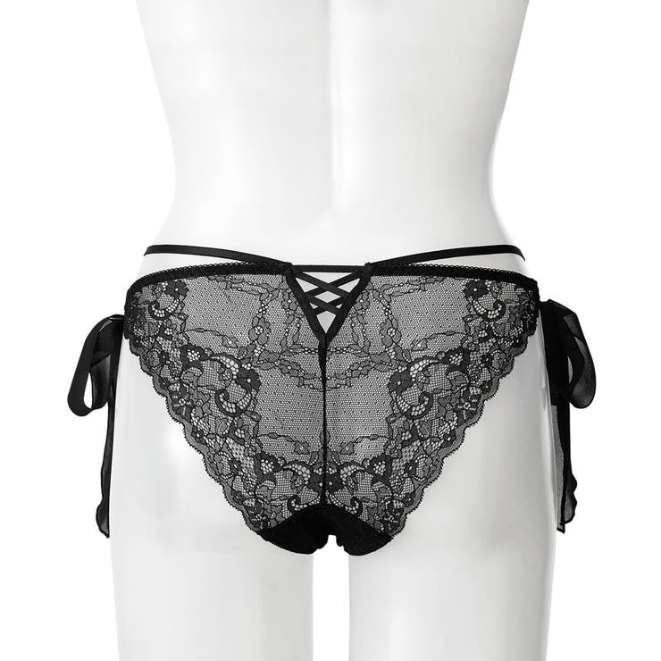 シアーフラワー ひも ハーフバックショーツ | aimerfeel | 詳細画像6 