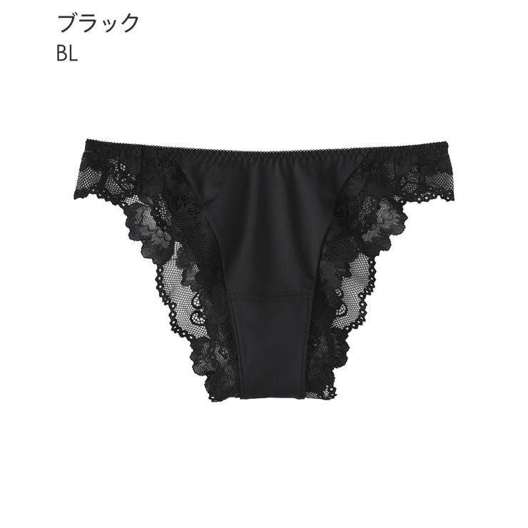 BL-ブラック | バーレスク レース ハーフバックショーツ | aimerfeel