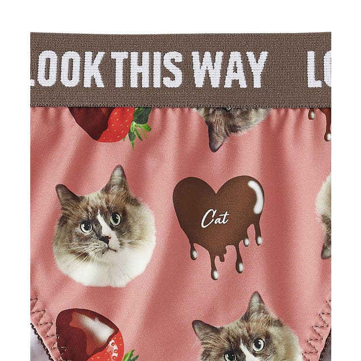 CHOCO CAT プレーンショーツ | aimerfeel | 詳細画像8 