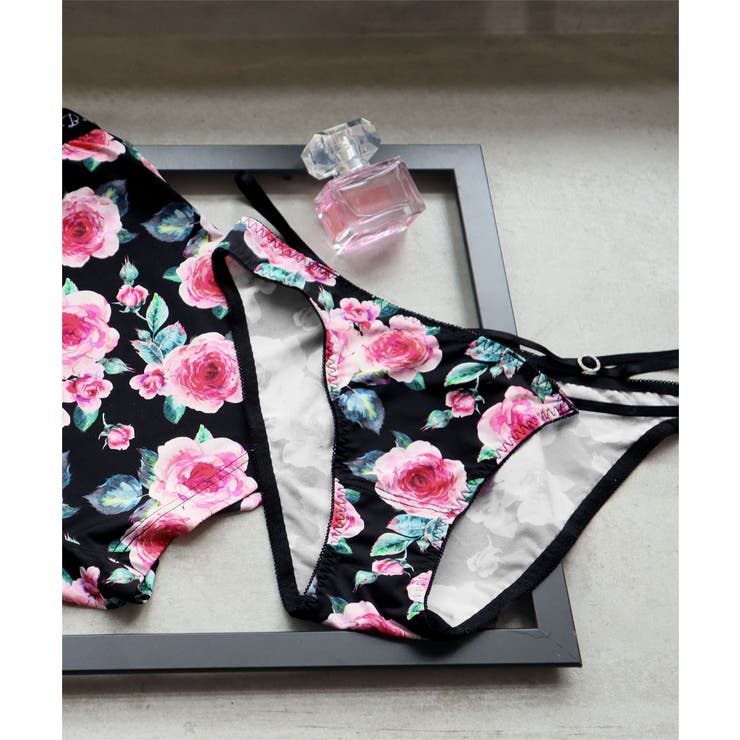 ローズ柄 ハーフバックショーツ | aimerfeel | 詳細画像2 