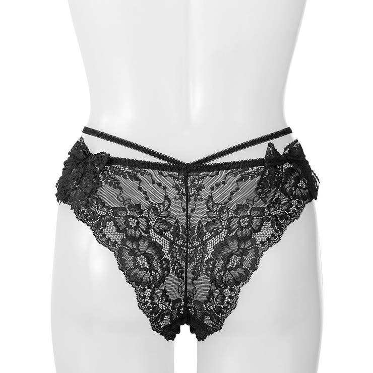 クロスレースリボン ハーフバックショーツ | aimerfeel | 詳細画像8 