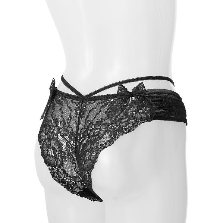 クロスレースリボン ハーフバックショーツ | aimerfeel | 詳細画像9 