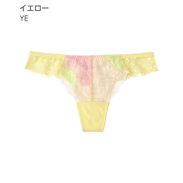 YE-イエロー | マーメイド グラデ Tバックショーツ | aimerfeel
