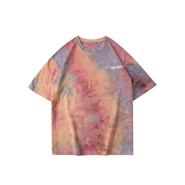 HOOK 新作 個性派タイダイ染め半袖Tシャツ[品番：XT000004087]｜HOOK