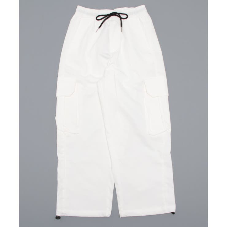 メンズサイズあり ユニセックスコットンカーゴパンツ ワイドパンツ | aimoha  | 詳細画像7 