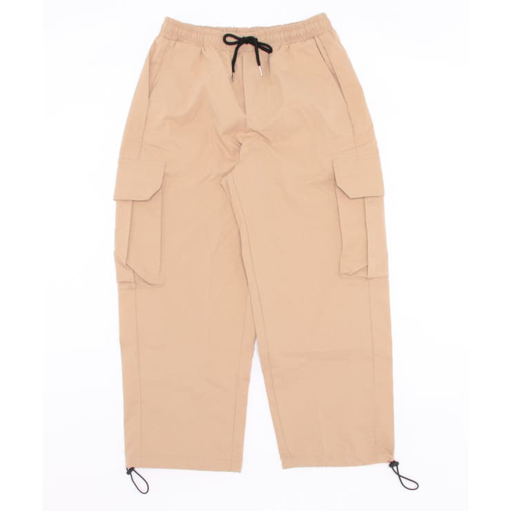 メンズサイズあり ユニセックスコットンカーゴパンツ ワイドパンツ | aimoha  | 詳細画像9 