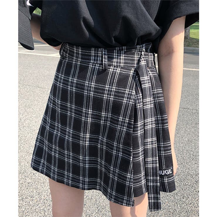 ブラック | 新作 ミニスカート 韓国ファッション | aimoha 
