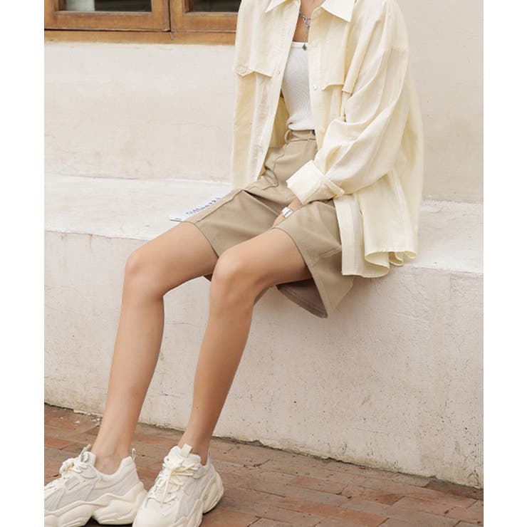 OUTLET バミューダパンツ 韓国ファッション[品番：XT000004305