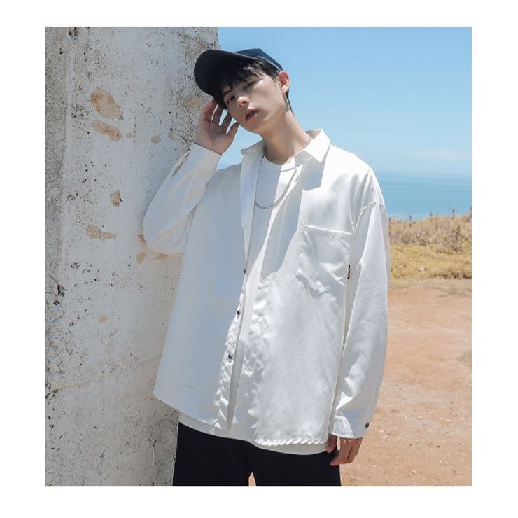 【HOOK】「定番」柔らかい ピーチスキン素材 シャツ | HOOK | 詳細画像6 