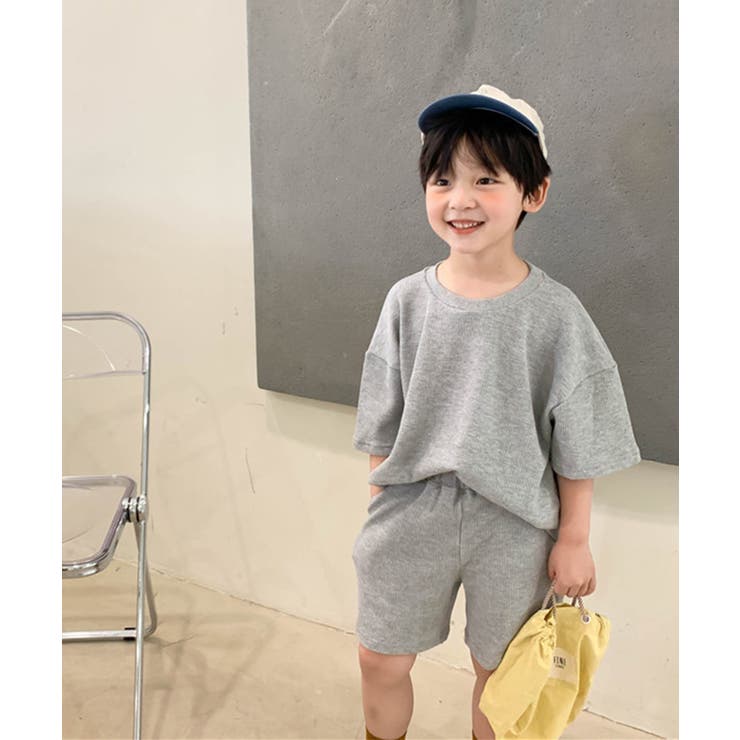 セットアップ キッズ 半袖[品番：XT000004370]｜aimoha kids