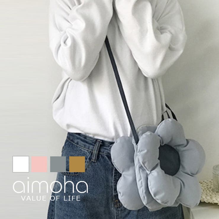 フラワーショルダーバッグ レディース 斜めがけ | aimoha  | 詳細画像1 