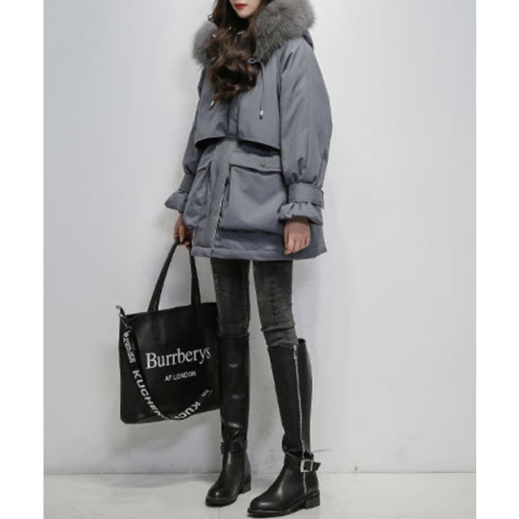 Jasmine Grandiflorum温か ビッグシルエットジャケット[品番