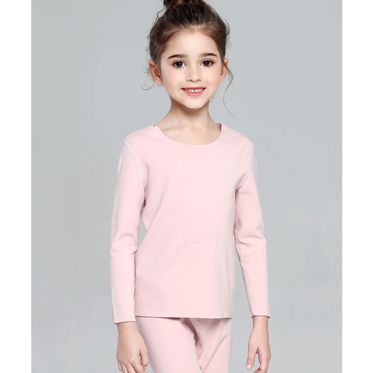 PINK | 発熱インナー 微起毛 裏起毛 | aimoha kids