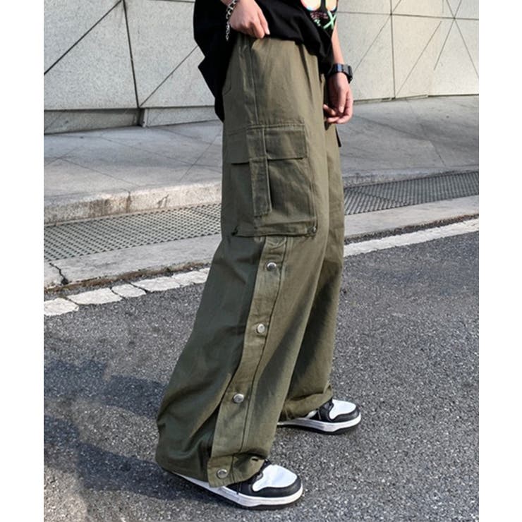 genderユニセックスコットンカーゴパンツ 韓国ファッション ストリート系[品番：XT000005292]｜aimoha  （アイモハ）のレディースファッション通販｜SHOPLIST（ショップリスト）