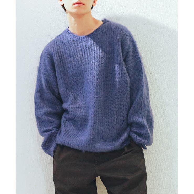 モヘアライクニットプルオーバー ユニセックス オーバーサイズ | aimoha  | 詳細画像37 