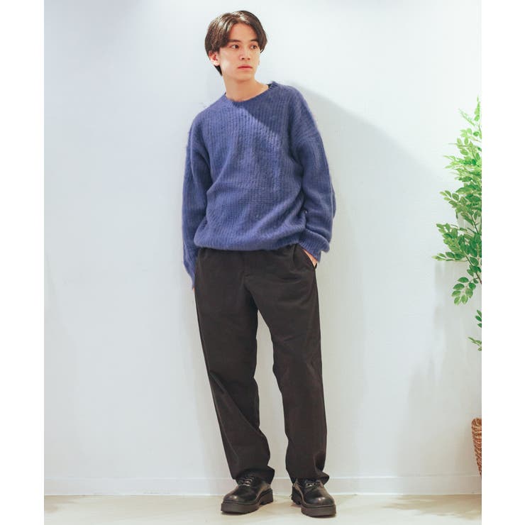 モヘアライクニットプルオーバー ユニセックス オーバーサイズ | aimoha  | 詳細画像39 