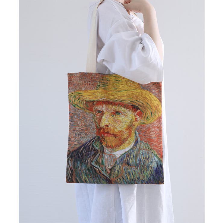 d | OUTLET 名画プリントトートバッグ キャンバス | aimoha 