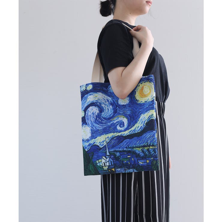 e | OUTLET 名画プリントトートバッグ キャンバス | aimoha 