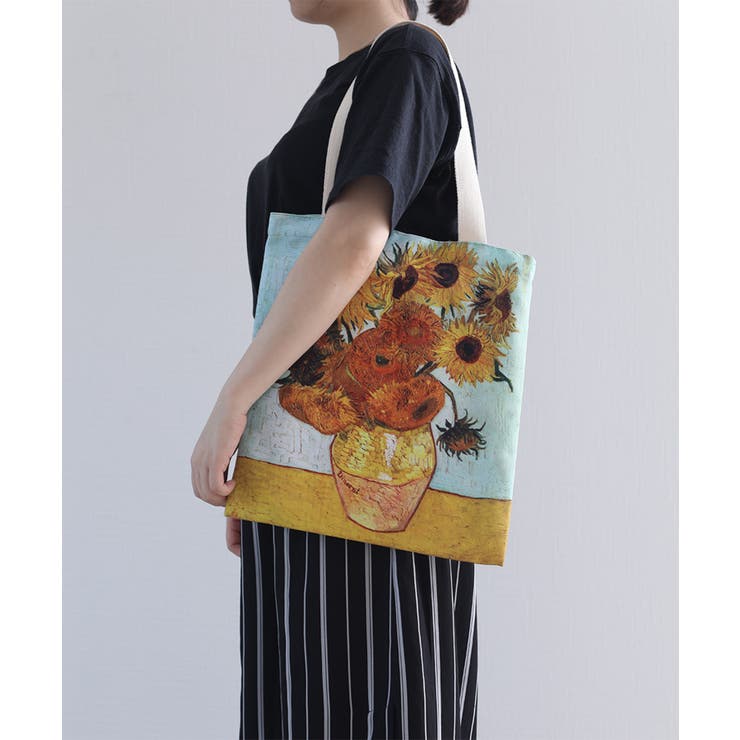 f | OUTLET 名画プリントトートバッグ キャンバス | aimoha 