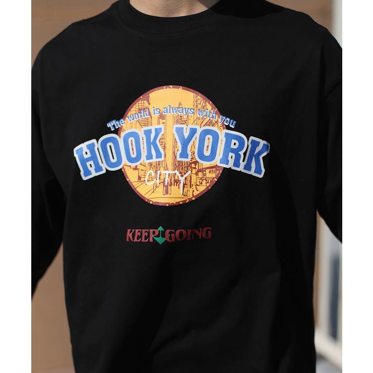 ロンT【HOOK】アメカジロゴプリントロングTEE ユニセックス 韓国ファッショ… | HOOK | 詳細画像15 