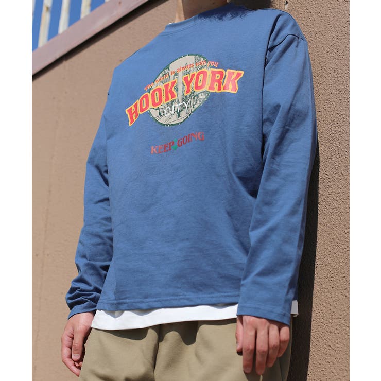 ロンT【HOOK】アメカジロゴプリントロングTEE ユニセックス 韓国ファッショ… | HOOK | 詳細画像46 