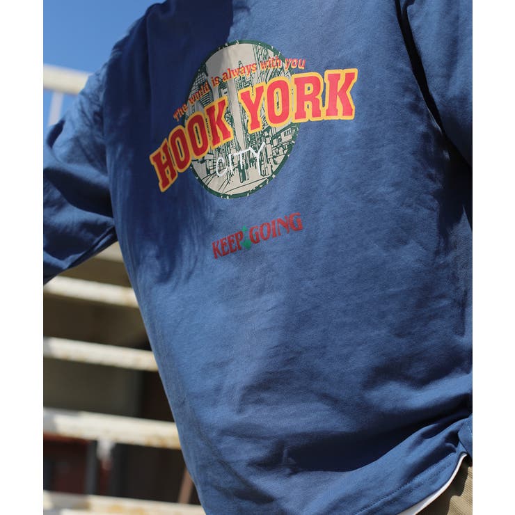 ロンT【HOOK】アメカジロゴプリントロングTEE ユニセックス 韓国ファッショ… | HOOK | 詳細画像48 