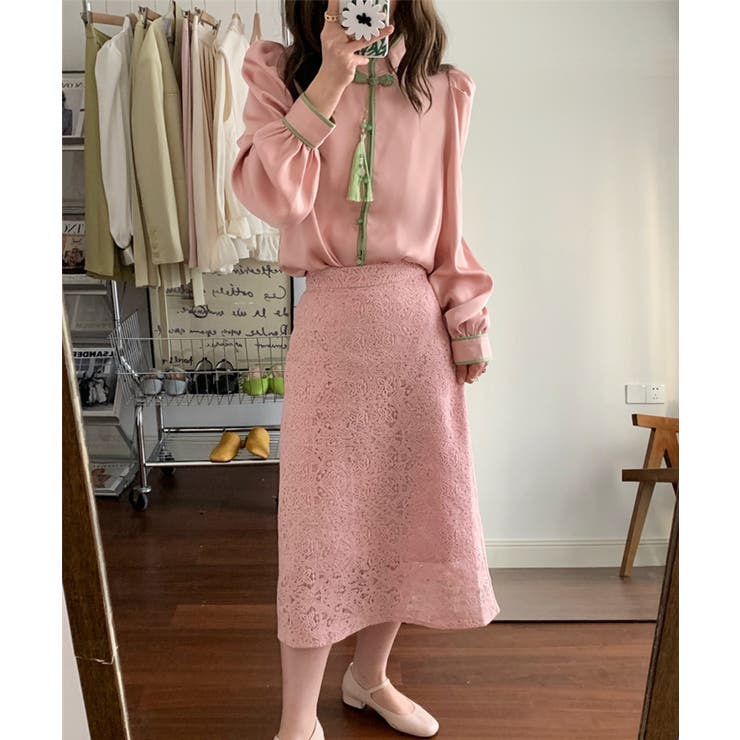 チャイナ風ブラウス 韓国ファッション ワンピース | aimoha  | 詳細画像5 