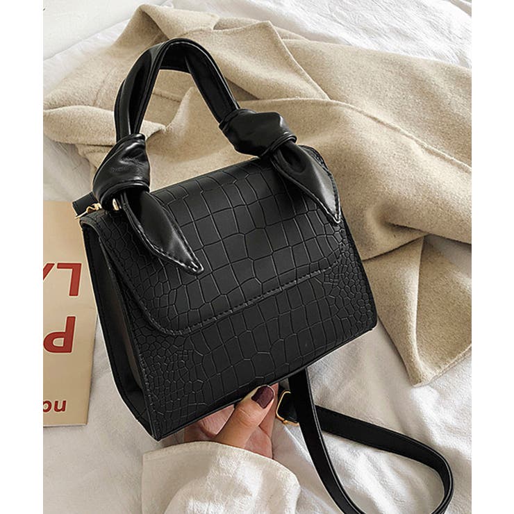 ブラック | 2WAYショルダーバッグ レディース 小さめ | aimoha 