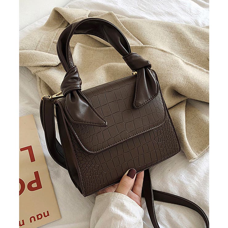 チョコ | 2WAYショルダーバッグ レディース 小さめ | aimoha 