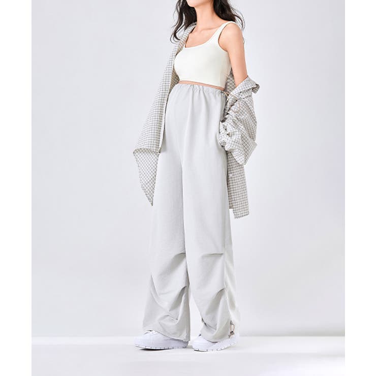 ドローストリング付きマタニティカーゴパンツ | aimoha  | 詳細画像8 