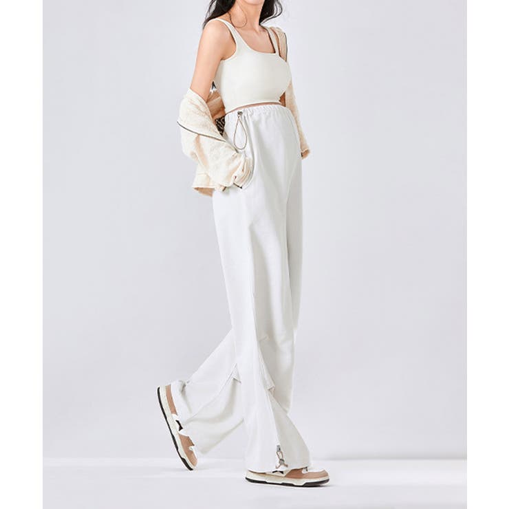 ドローストリング付きマタニティカーゴパンツ | aimoha  | 詳細画像4 