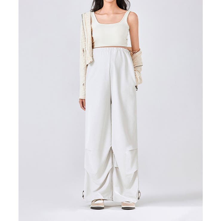 ドローストリング付きマタニティカーゴパンツ | aimoha  | 詳細画像5 