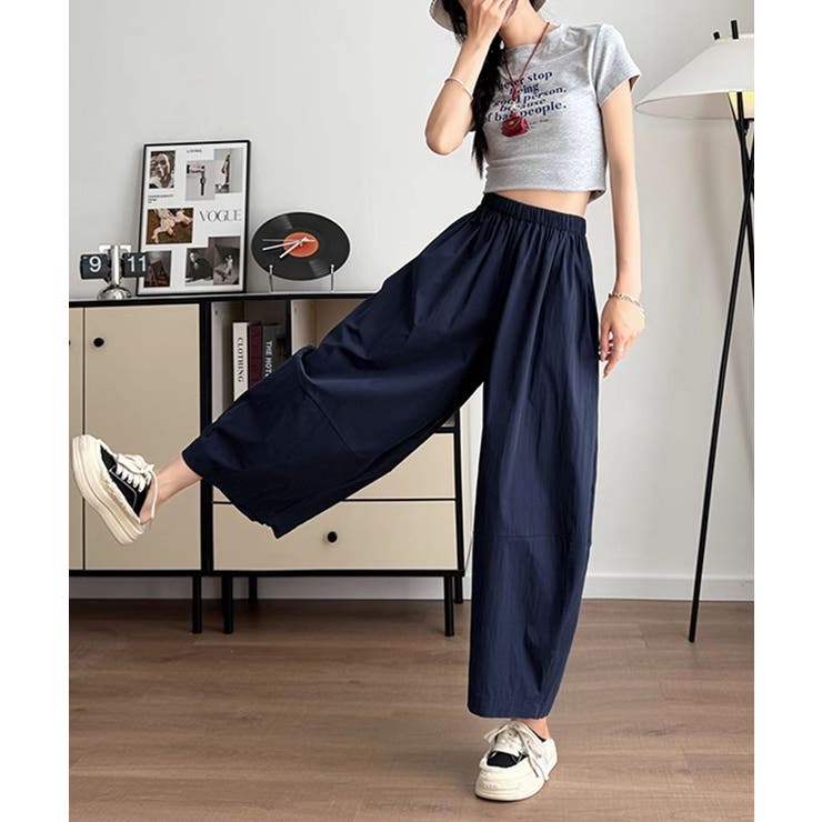 コットンボリュームワイドパンツ | aimoha  | 詳細画像9 