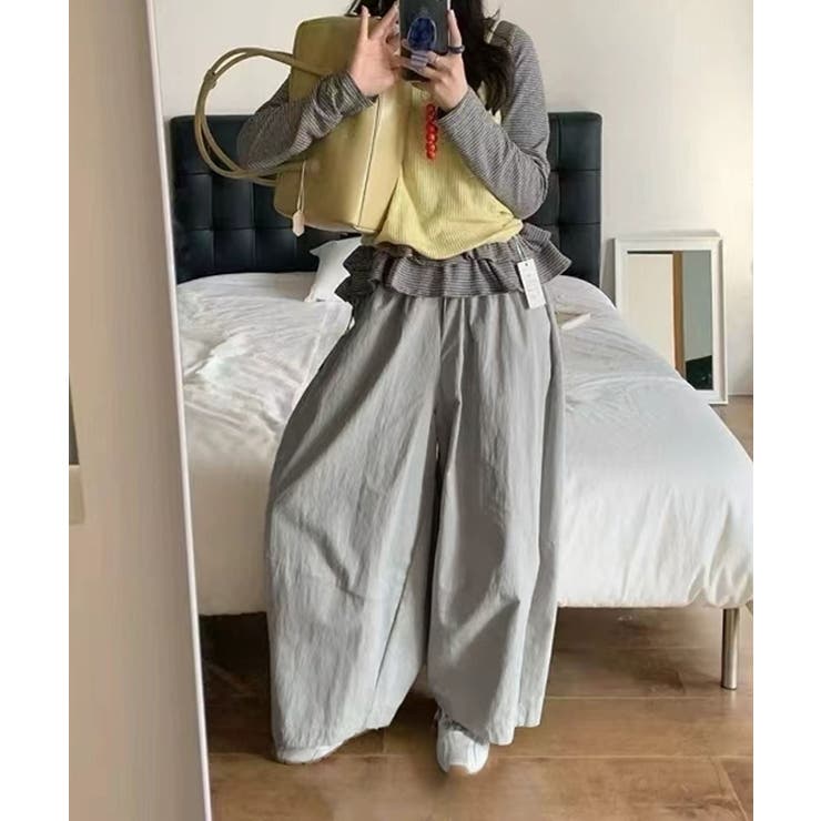 コットンボリュームワイドパンツ | aimoha  | 詳細画像18 