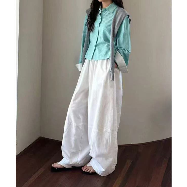 コットンボリュームワイドパンツ | aimoha  | 詳細画像24 