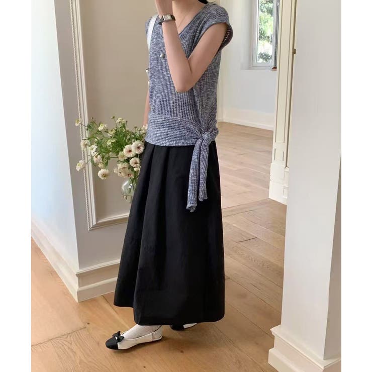 フレンチスリーブニットトップス | aimoha  | 詳細画像4 