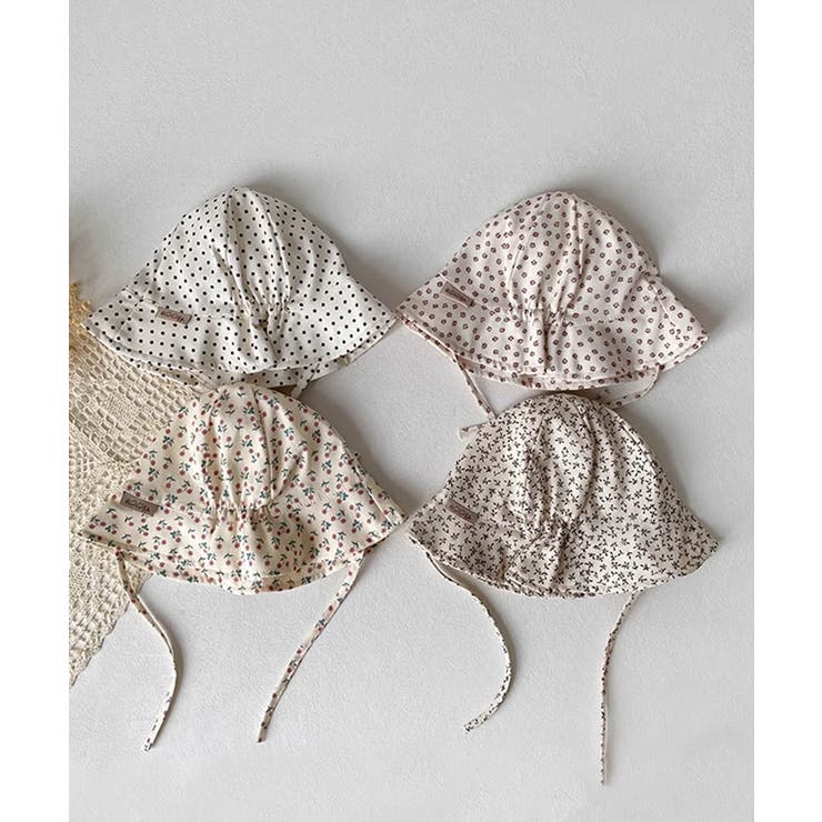 【aimoha-KIDS-】キッズ 花柄ハット | aimoha kids | 詳細画像2 