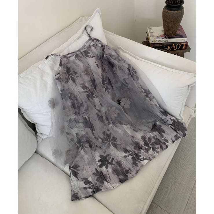 【aimoha-KIDS-】ドレスライク花柄ワンピース | aimoha kids | 詳細画像14 