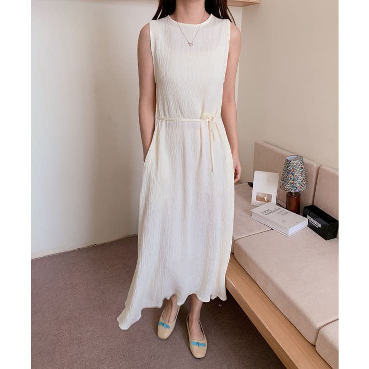 ノースリーブロングワンピース | aimoha  | 詳細画像9 