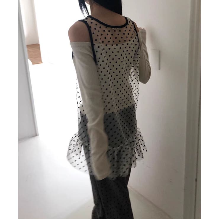 ドットチュールティアードタンクトップ | aimoha  | 詳細画像15 