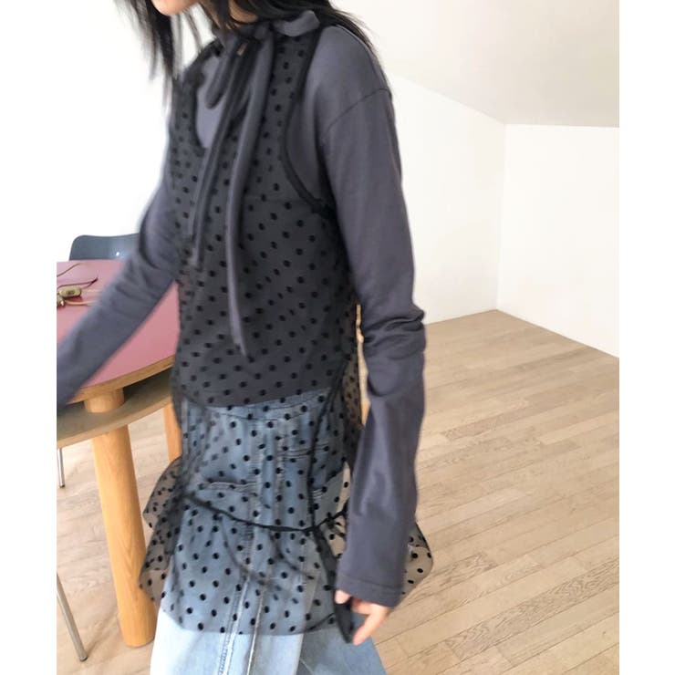 ドットチュールティアードタンクトップ | aimoha  | 詳細画像6 