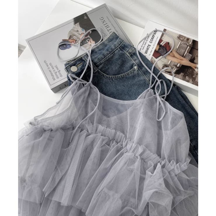 ティアードチュールキャミビスチェ | aimoha  | 詳細画像12 