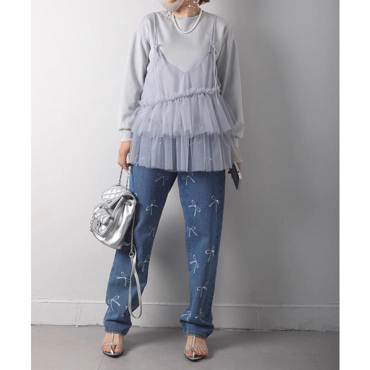 ティアードチュールキャミビスチェ | aimoha  | 詳細画像17 