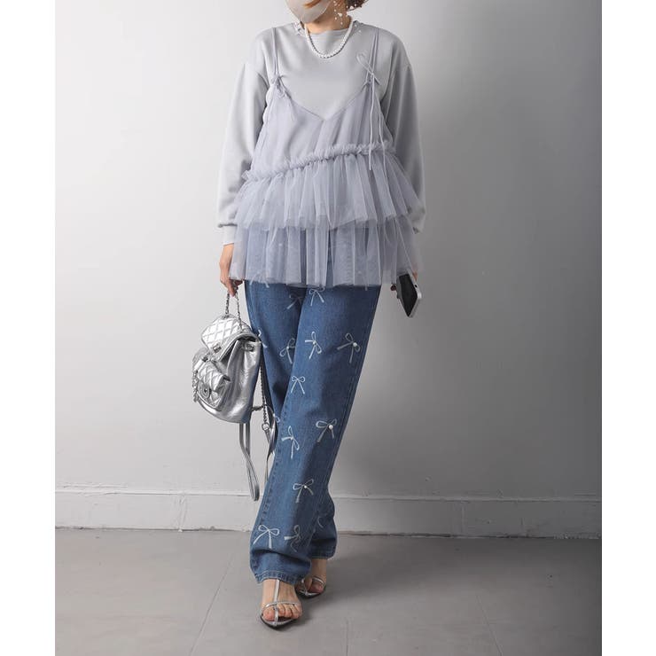 ティアードチュールキャミビスチェ | aimoha  | 詳細画像20 